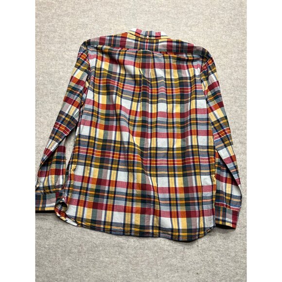 Ralph Lauren Plaid Long Sleeve Button Down Men's Shirt Large Classic  Casual Bus - Picture 6 of 8